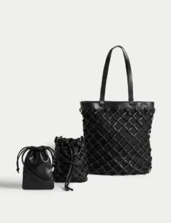 Drawstring Cross Body Bag -Marks And Spencer Shop SD 01 T01 1115Z Y0 X EC 6