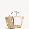 Straw Drawstring Tote Bag -Marks And Spencer Shop SD 01 T01 1124Y Z4 X EC 90