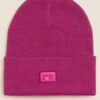 Wool Blend Knitted Beanie Hat