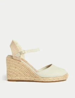 Ankle Strap Wedge Espadrilles