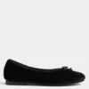 Velvet Bow Ballerina Slippers -Marks And Spencer Shop SD 01 T02 4199 Y0 X EC 0