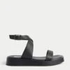 Leather Ankle Strap Flatform Sandals -Marks And Spencer Shop SD 01 T02 4491 Y0 X EC 0