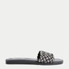 Woven Sparkle Flat Sliders