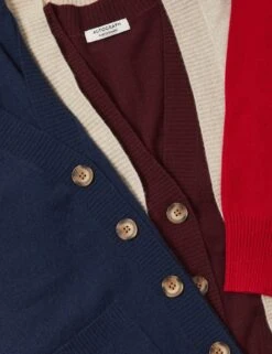 Pure Cashmere V-Neck Button Front Cardigan -Marks And Spencer Shop SD 01 T38 4201 F0 X EC 8