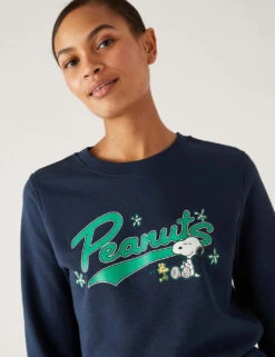 Cotton Rich Snoopy™ Sweatshirt -Marks And Spencer Shop SD 01 T41 3673C F4 X EC 1