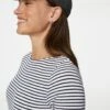 Cotton Rich Striped Slim Fit T-Shirt -Marks And Spencer Shop SD 01 T41 9124 F4 X EC 0