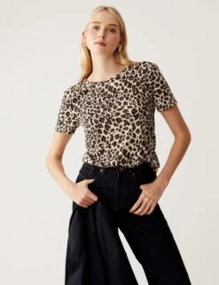 Printed Relaxed Short Sleeve T-Shirt