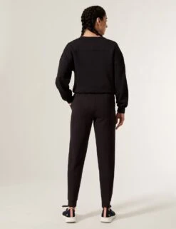 Cuffed High Waisted Tapered Joggers -Marks And Spencer Shop SD 01 T51 6086 HL X EC 2