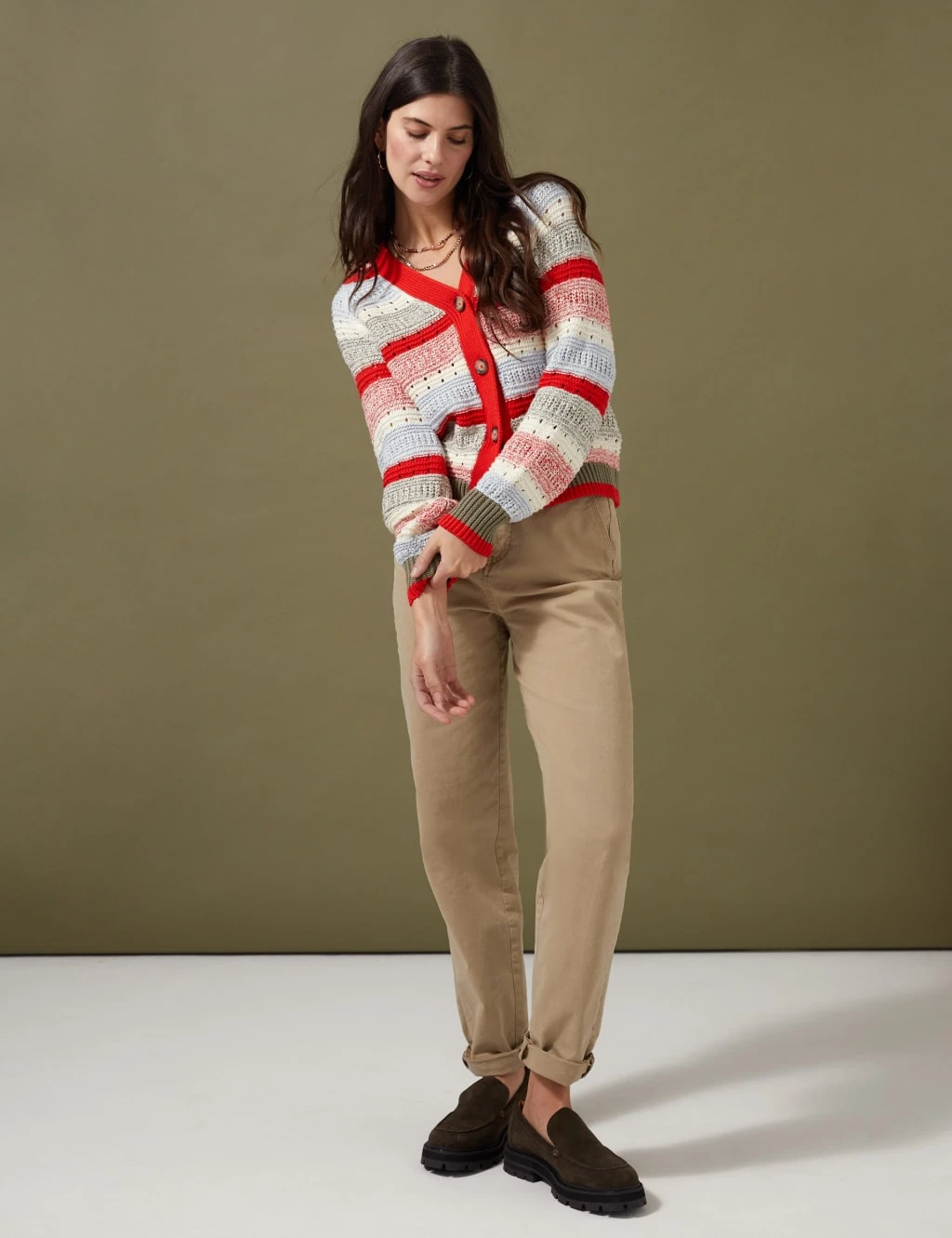 Cotton Rich Tapered Chinos 1 Cotton Rich Tapered Chinos