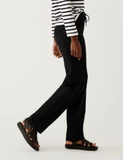 Jersey Straight Leg Joggers -Marks And Spencer Shop SD 01 T57 5763 Y0 X EC 1