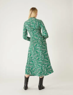 Animal Print Tie Front Midaxi Shirt Dress -Marks And Spencer Shop SD 01 T69 1564 J4 X EC 4