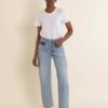 Pure Cotton Wide Leg Jeans
