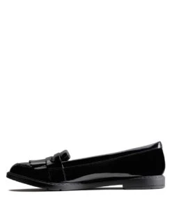 Clarks Kids' Leather Slip-on Loafers (Youth Size 3-8) 9 Clarks Kids' Leather Slip-on Loafers (Youth Size 3-8) -Marks And Spencer Shop SD 01 T94 3170P Y1 X EC 4