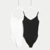 2pk Cotton Rich Bodysuits
