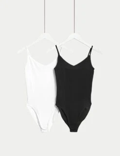 2pk Cotton Rich Bodysuits