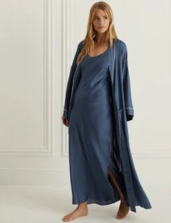 Satin Long Wrap -Marks And Spencer Shop SD 02 T37 5741Q BE X EC 1
