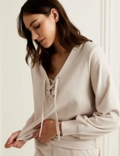 Brushed Cotton Rich Lounge Top -Marks And Spencer Shop SD 02 T37 5922Q KN X EC 4