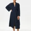 Pure Cotton Broderie Long Dressing Gown -Marks And Spencer Shop SD 02 T37 8569W F0 X EC 0