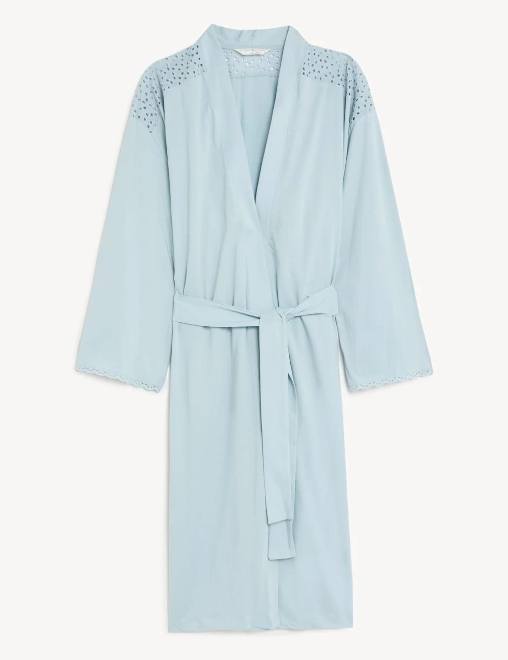Pure Cotton Tie Dressing Gown 2 Pure Cotton Tie Dressing Gown - Image 2