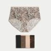 5pk No VPL Animal Print Full Briefs -Marks And Spencer Shop SD 02 T61 4104F N4 X EC 0