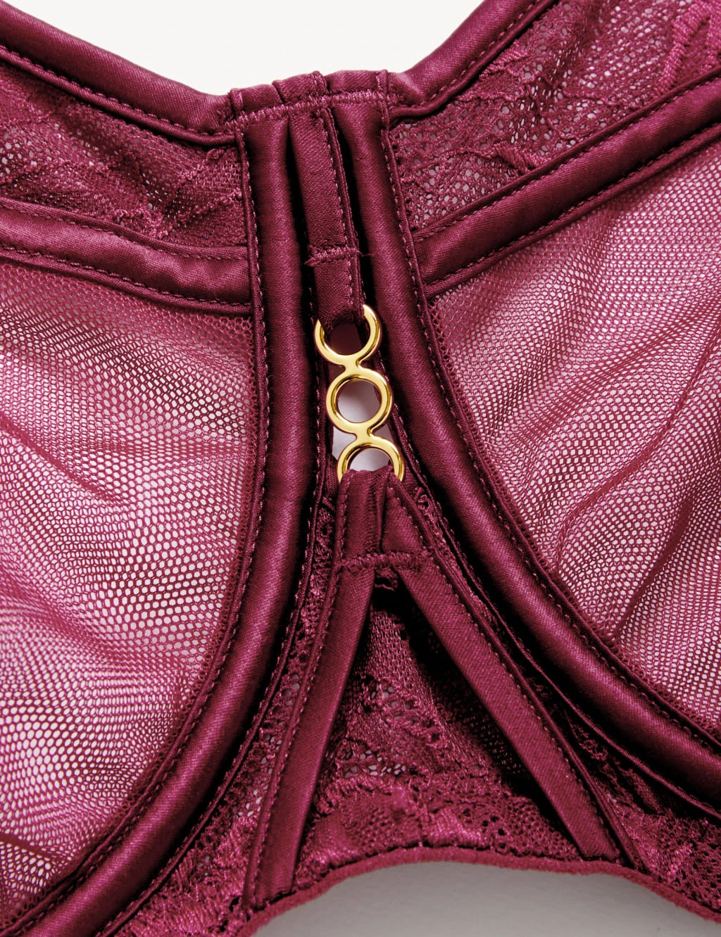 Lexington Lace & Mesh Wired Minimiser Bra C-G 6 Lexington Lace & Mesh Wired Minimiser Bra C-G - Image 6