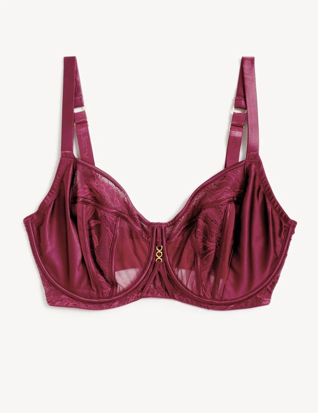 Lexington Lace & Mesh Wired Minimiser Bra C-G 2 Lexington Lace & Mesh Wired Minimiser Bra C-G - Image 2