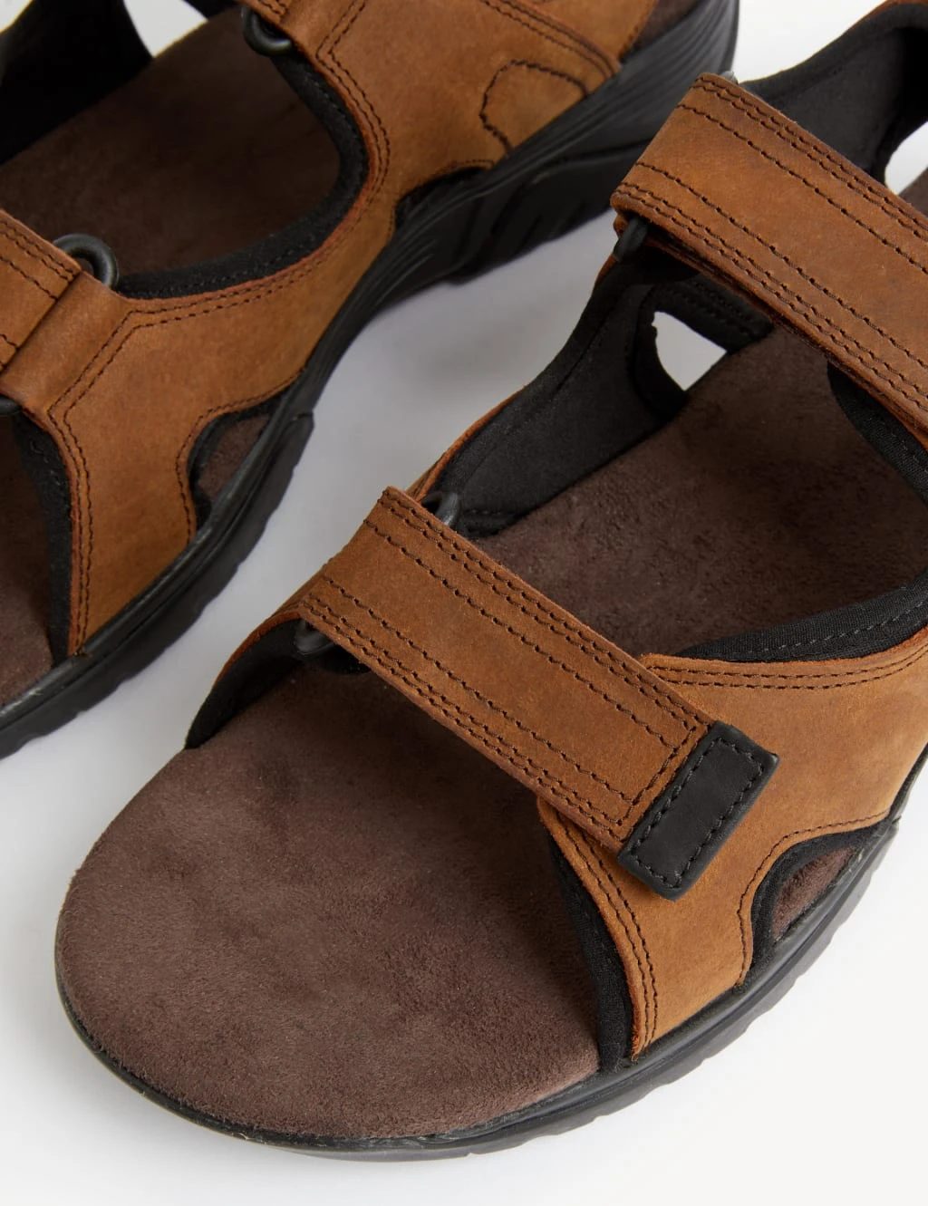 Leather Riptape Sandals 3 Leather Riptape Sandals - Image 3