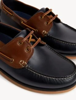 Wide Fit Leather Deck Shoes -Marks And Spencer Shop SD 03 T03 2900W F4 X EC 1