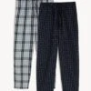 2pk Pure Cotton Checked Pyjama Bottoms -Marks And Spencer Shop SD 03 T07 0512 F4 X EC 0