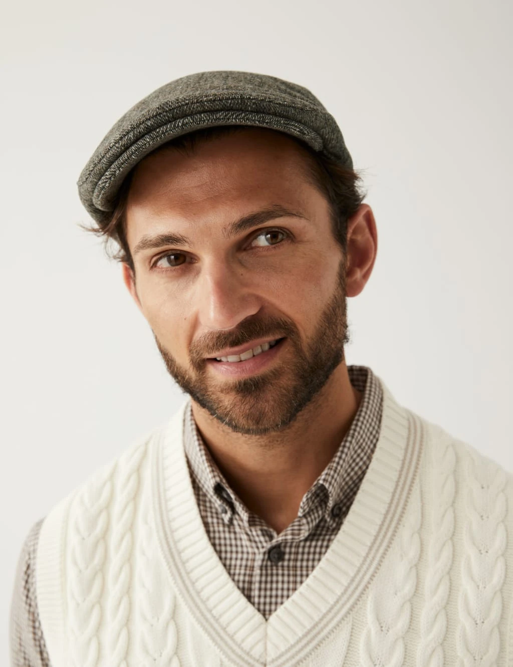 Wool Blend Flat Cap With Thermowarmth™ 1 Wool Blend Flat Cap With Thermowarmth™