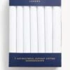 7pk Antibacterial Pure Cotton Handkerchiefs With Sanitized Finish®