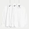 3pk Tailored Fit Long Sleeve Shirts -Marks And Spencer Shop SD 03 T11 2310T Z0 X EC 0