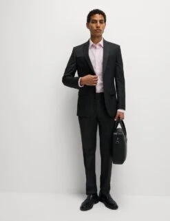 3pk Slim Fit Easy Iron Long Sleeve Shirts -Marks And Spencer Shop SD 03 T11 2337S E4 X EC 3