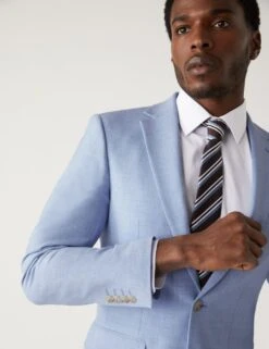 Slim Fit Marl Stretch Suit Jacket -Marks And Spencer Shop SD 03 T15 1839F CF X EC 2