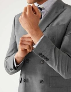 The Ultimate Tailored Fit Double Breasted Suit Jacket -Marks And Spencer Shop SD 03 T15 2031D T1 X EC 3