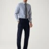 Regular Fit Wool Rich Pinstripe Suit Trousers