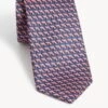 Geometric Pure Silk Tie -Marks And Spencer Shop SD 03 T15 7137S A4 X EC 0