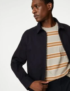 Cotton Rich Harrington Jacket 9 Cotton Rich Harrington Jacket -Marks And Spencer Shop SD 03 T16 5004M F0 X EC 1