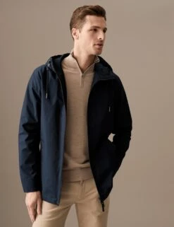Cotton Rich Hooded Mac With Stormwear™ -Marks And Spencer Shop SD 03 T16 5390A F3 X EC 4