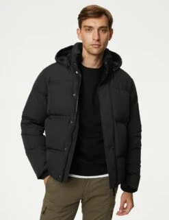 Feather And Down Puffer Jacket