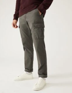 Tapered Fit Lightweight Cargo Trousers -Marks And Spencer Shop SD 03 T17 6710T KA X EC 1