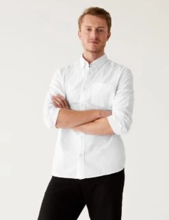 2pk Easy Iron Pure Cotton Oxford Shirts -Marks And Spencer Shop SD 03 T25 3925M F4 X EC 4
