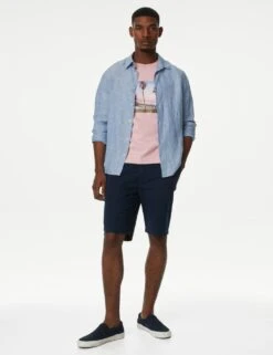 Pure Cotton Palm Tree Graphic T-Shirt