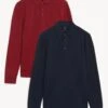2pk Pure Cotton Long Sleeve Polo Shirts -Marks And Spencer Shop SD 03 T28 6020M F4 X EC 0