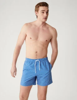 Quick Dry Geometric Print Swim Shorts -Marks And Spencer Shop SD 03 T28 7987M E0 X EC 1
