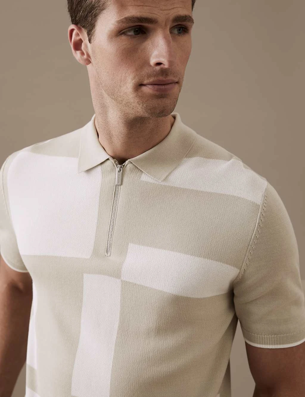 Supima® Cotton Blend Knitted Polo Shirt 4 Supima® Cotton Blend Knitted Polo Shirt - Image 4