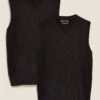 2pk Pure Cotton Sleeveless Jumper -Marks And Spencer Shop SD 03 T30 2628M Y0 X EC 90