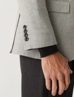 Linen Blend Check Jacket -Marks And Spencer Shop SD 03 T70 2016E KP X EC 3