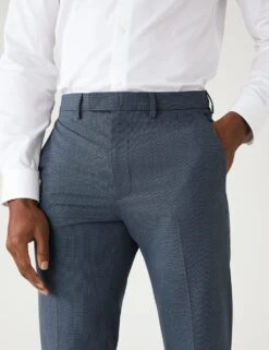 Puppytooth Stretch Trousers -Marks And Spencer Shop SD 03 T70 4437T E4 X EC 2