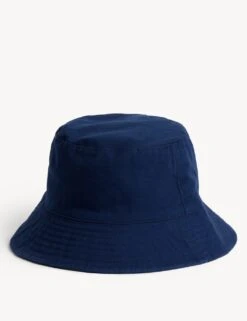 Kids' Pure Cotton Plain Sun Hat (0-13 Yrs)